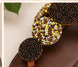 Lakay Kreyòl  Beaded Sandals