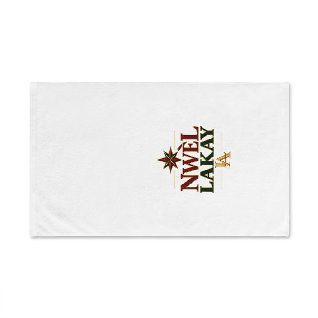 Nwèl Lakay Holiday Hand Towel Set – White