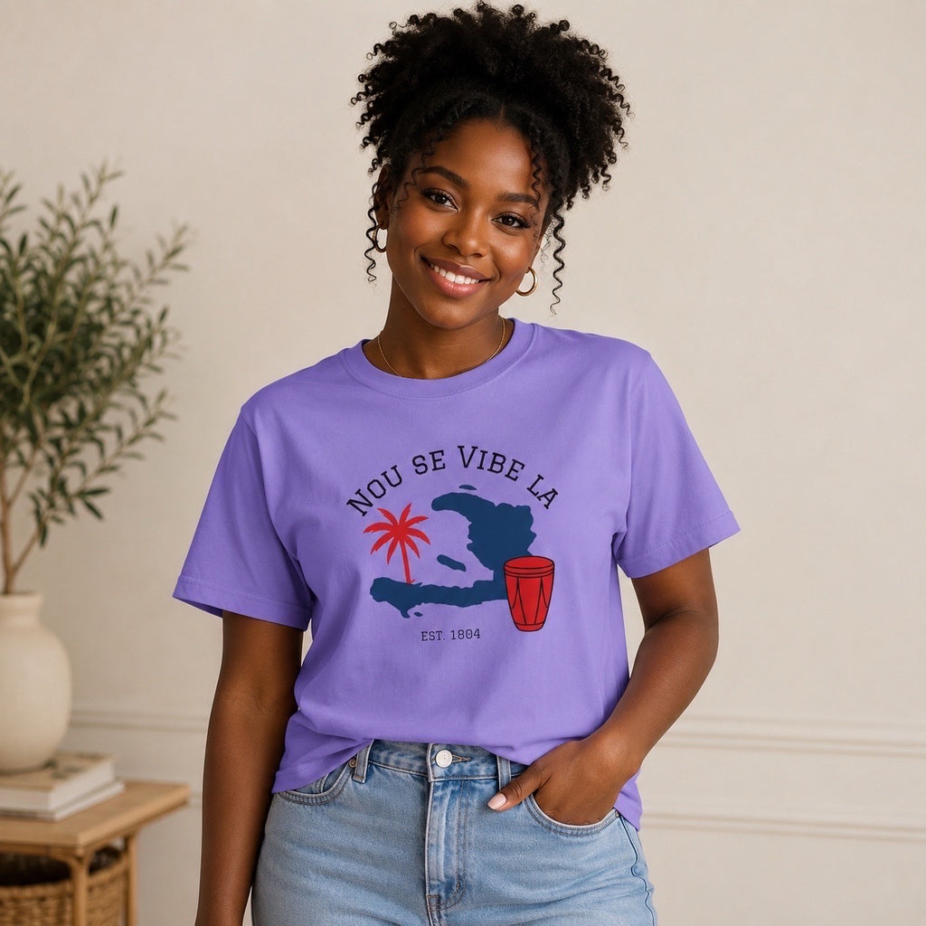 Nou Se Vibe La Haiti T-Shirt