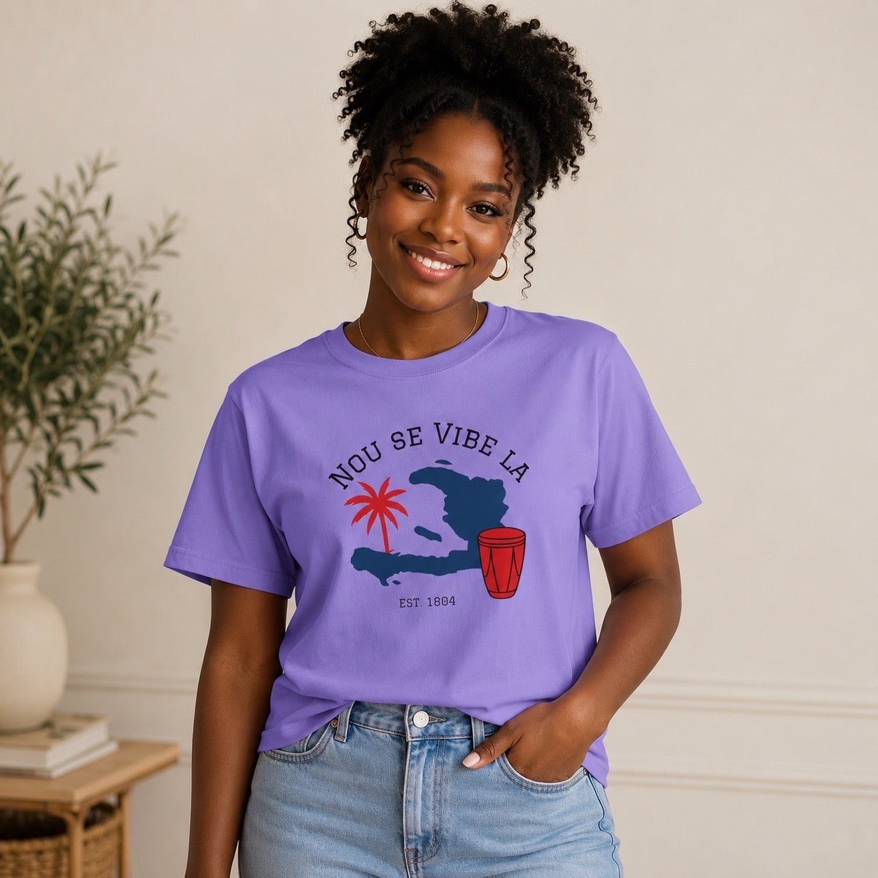 Nou Se Vibe La Haiti T-Shirt