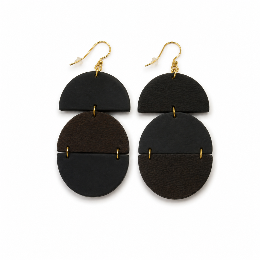Bella Leather Earrings