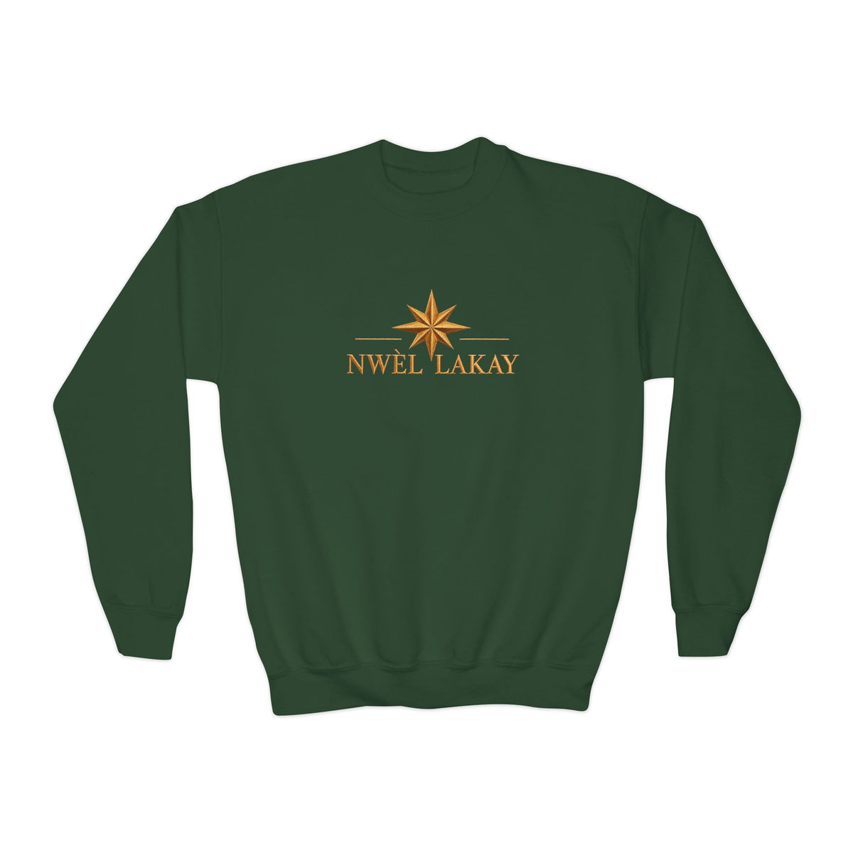 Nwèl Lakay Youth Christmas Crewneck Sweatshirt