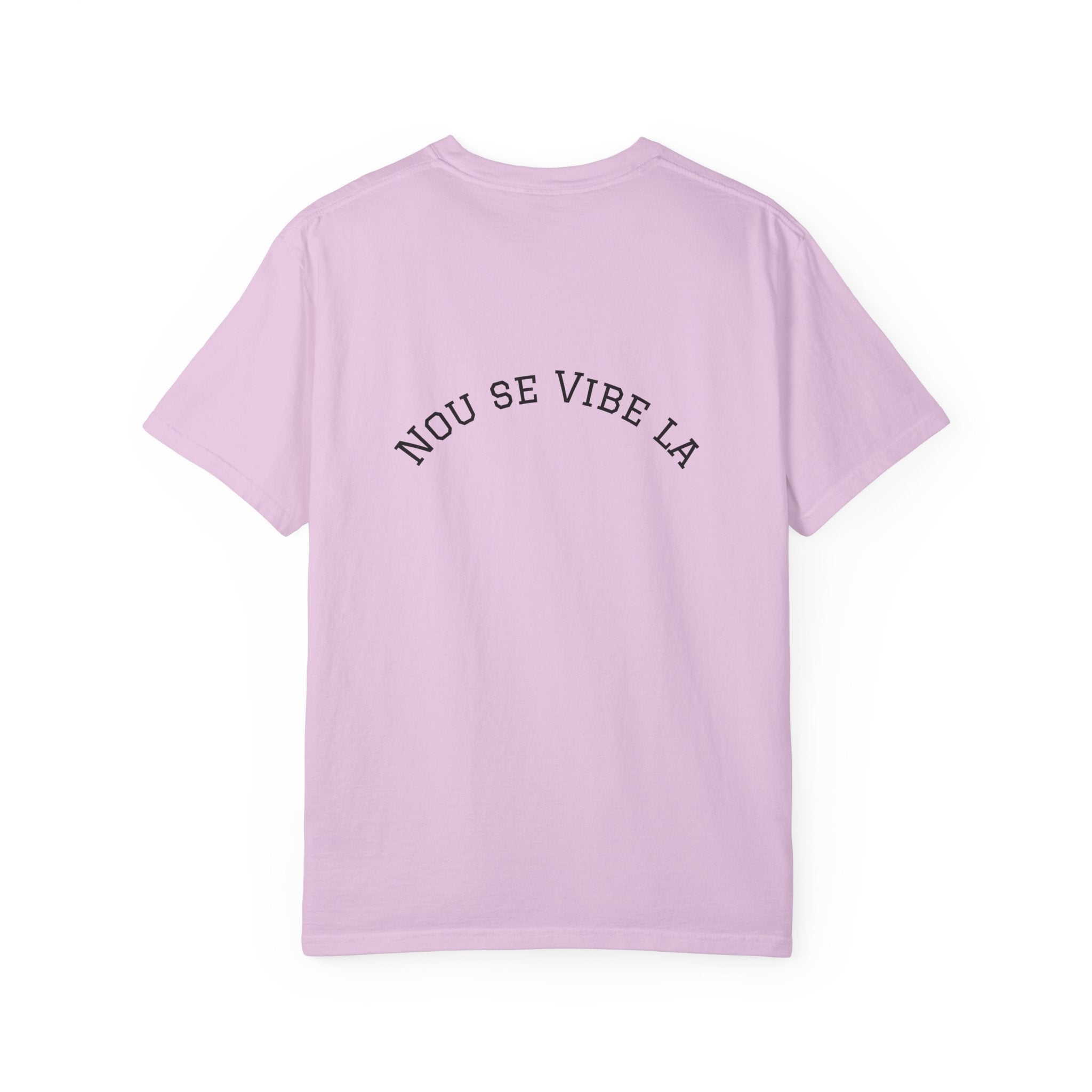 Nou Se Vibe La Haiti T-Shirt — Haitian Map, Palm & Drum Tee