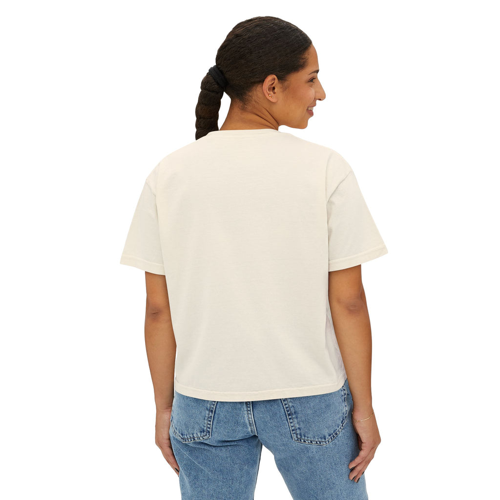Elevate Your Heritage Women's Boxy Tee, Cultural Pride Top, Casual French Tee, Gift for Mom, Birthday Shirt