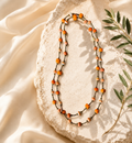 Sunset Glow Beaded Necklace
