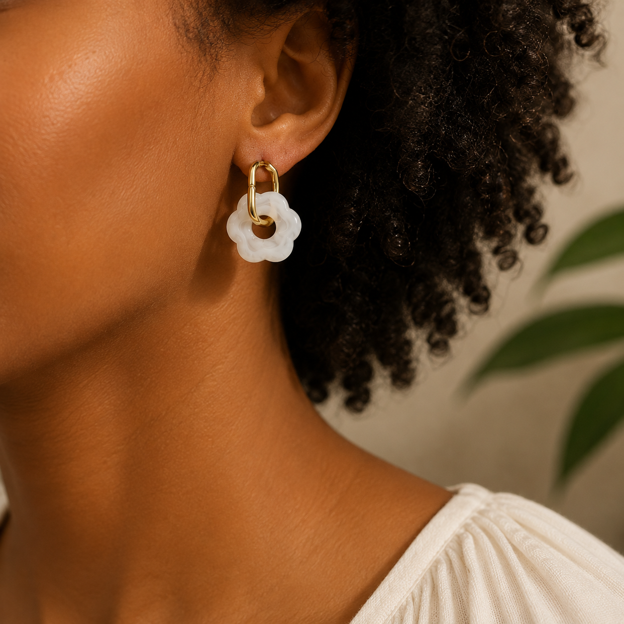 Fleur de Perle Earrings