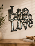 Live Laugh Love Metal Wall Art