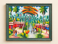 Haïti en Couleurs | Vintage Haitian Folk-Art Style Painting