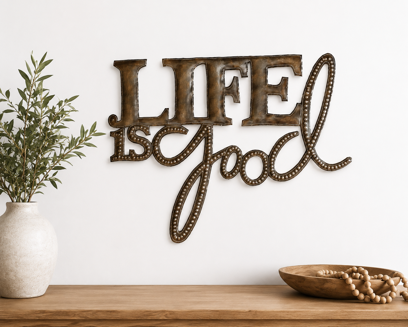 Life Is Good Metal Wall Art
