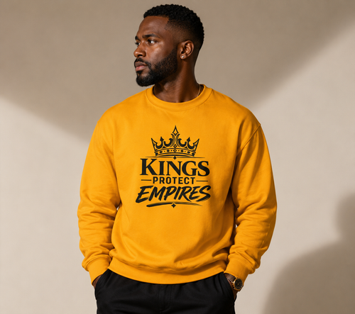 Kings Protect Empires yellow sweatshirt