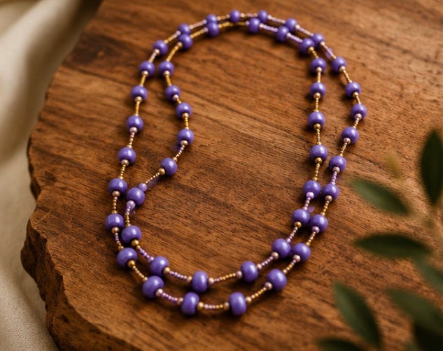 Lavand Lanjelis ( Lavender Dusk) Necklace