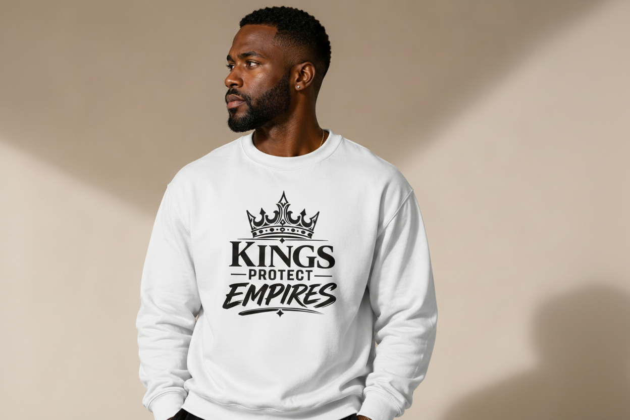 Kings Protect Empires White Sweatshirt